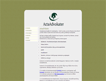 Tablet Screenshot of actaadvokater.dk